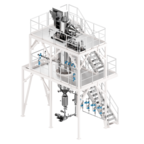 TFL Thin Film evaporator Liquor 3d rendering of TFL Thin Film evaporator Liquor