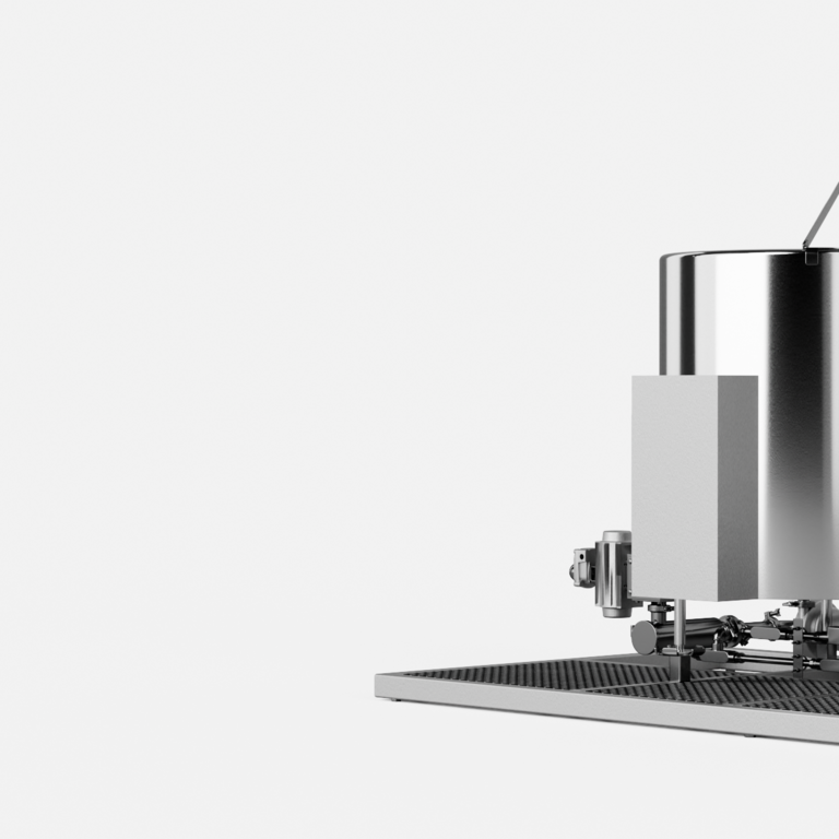 Slurry Pump System of Slurry Mixing for Even Flavor Coating 3d rendering of Slurry Pump System