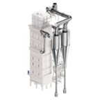 CRL Continuous Roaster Louver 3d rendering of Continuous Roaster Louver for cocoa beans or nuts