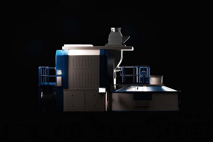 Picture of a Probat Neptune 4000 roaster Picture of a Probat Neptune 4000 roaster