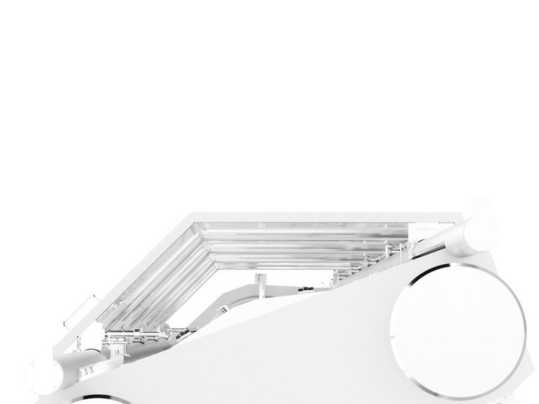 HPB Hydraulic Press Butter for extraction of cocoa and nut butter 3d rendering of HPB Hydraulic Press Butter