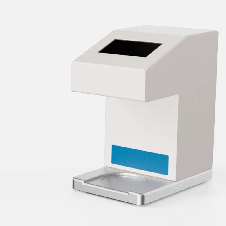 Colorette for Color measurement of ground coffee samples 3d rendering of Colorette