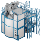 Saturn Series Coffee Roaster 3d rendering of Saturn Series Coffee Roaster