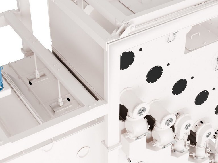 Continuous Breaker Winnower 3D rendering of Continuous Breaker Winnower