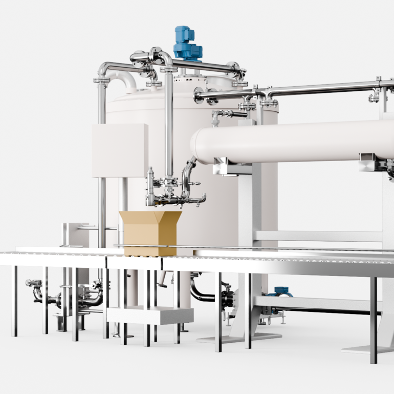 BLB Blocking Line Butter for Cooling and Tempering 3d rendering of BLB Blocking Line Butter